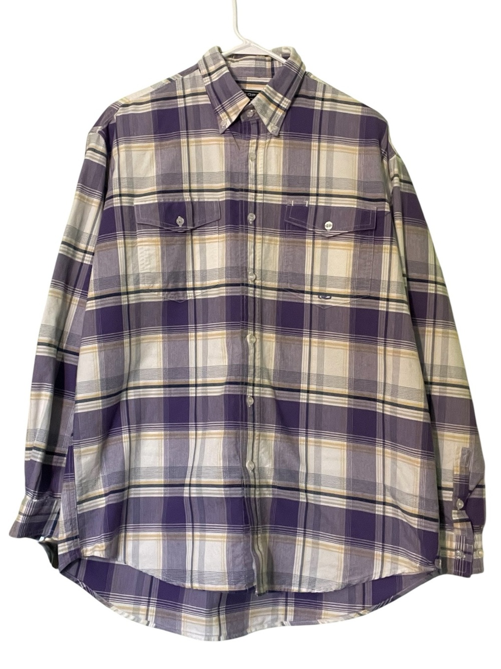 Vintage Roper Western long sleeve button up, plaid shirt. Size large GUC - Picture 3 of 6